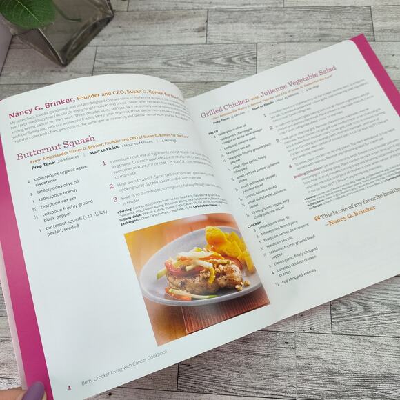 Betty Crocker Living with Cancer Cookbook Kris Ghosh MD MBA Linda Carson MD - Picture 4 of 13